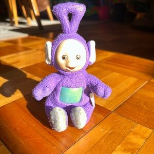 Vintage Playskool Tinky Winky Purple 6" Plush 
Teletubbies Plush Toy - Purple